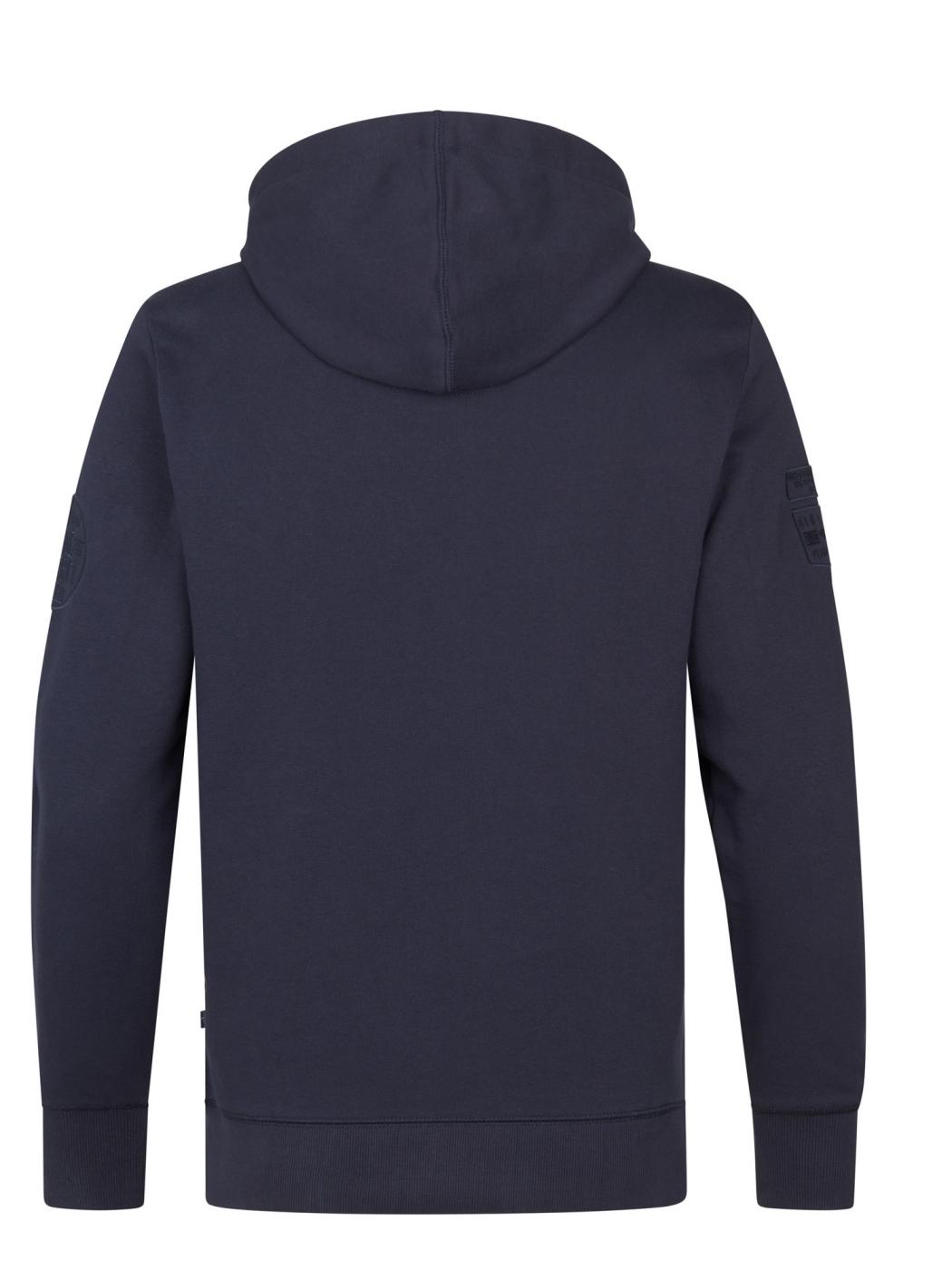 SUDADERA PETROL HOODED AZUL OSCURO