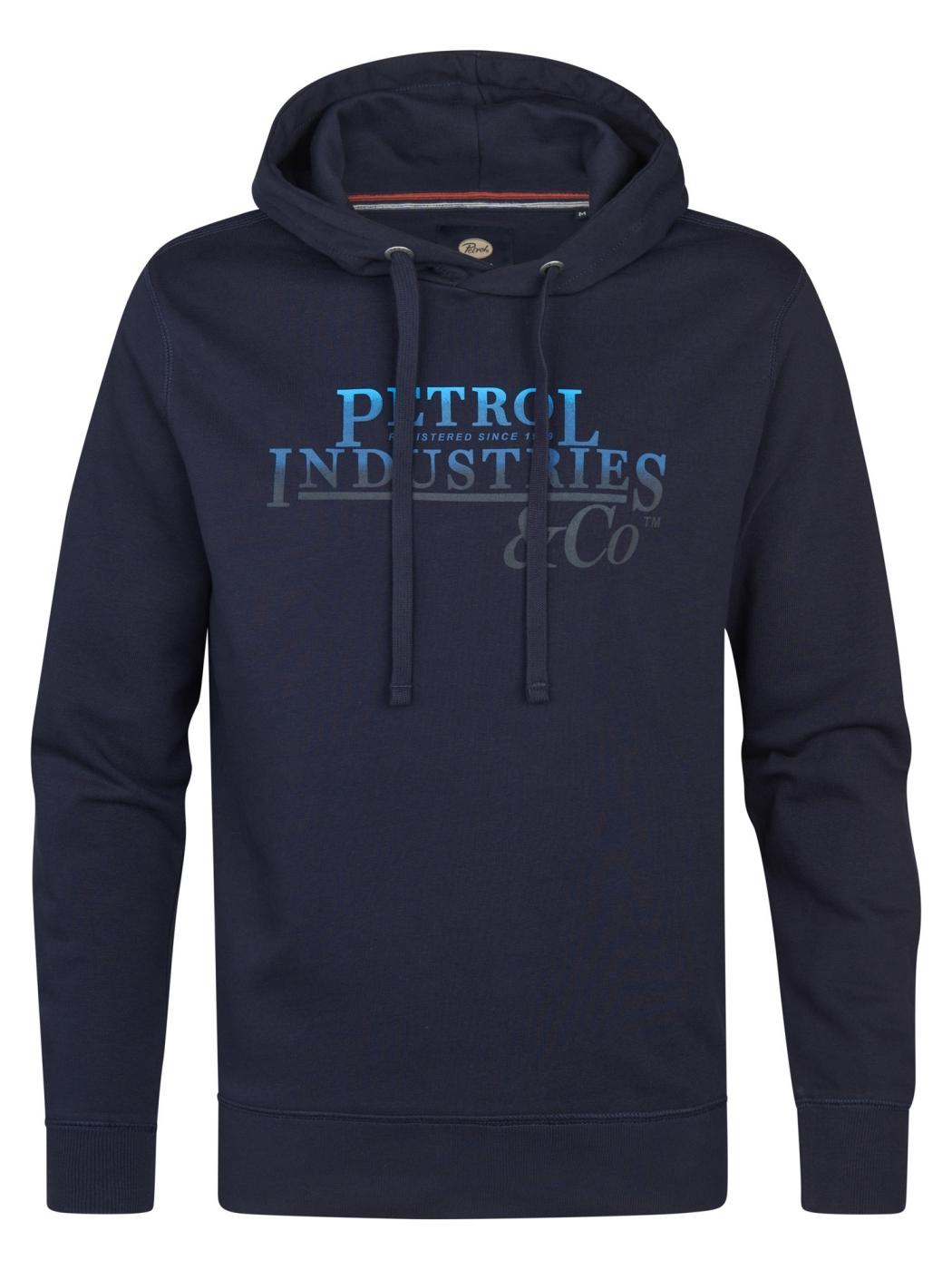 SUDADERA PETROL HOODED AZUL OSCURO