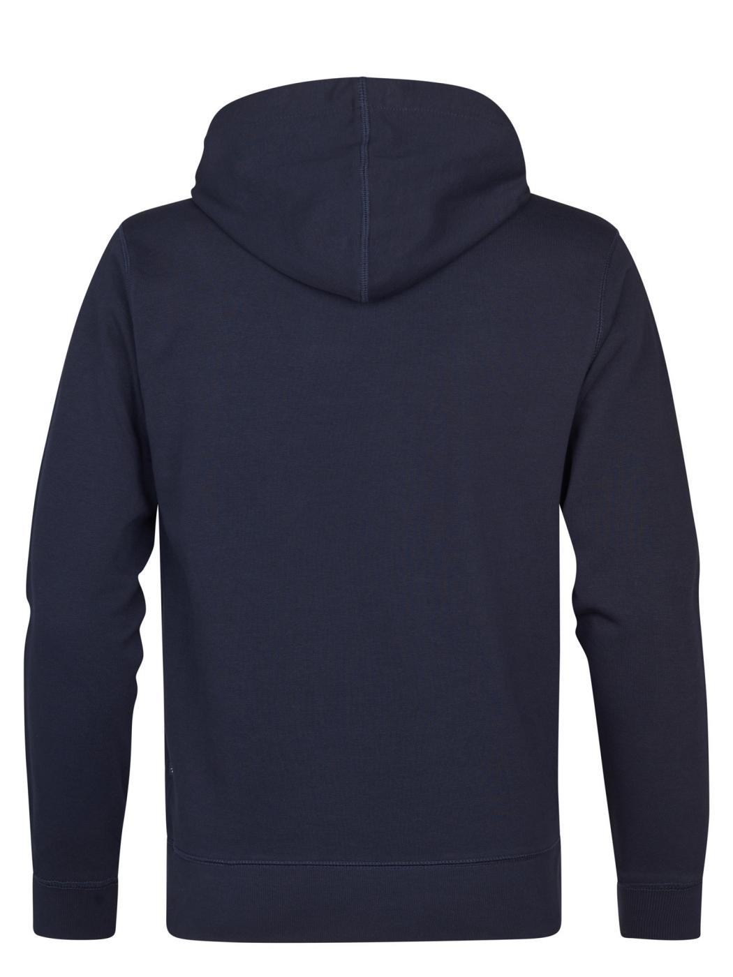 SUDADERA PETROL HOODED AZUL OSCURO