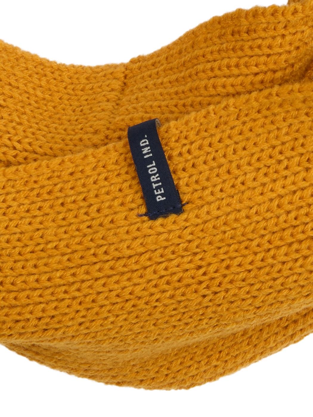 BUFANDA PETROL AMARILLO