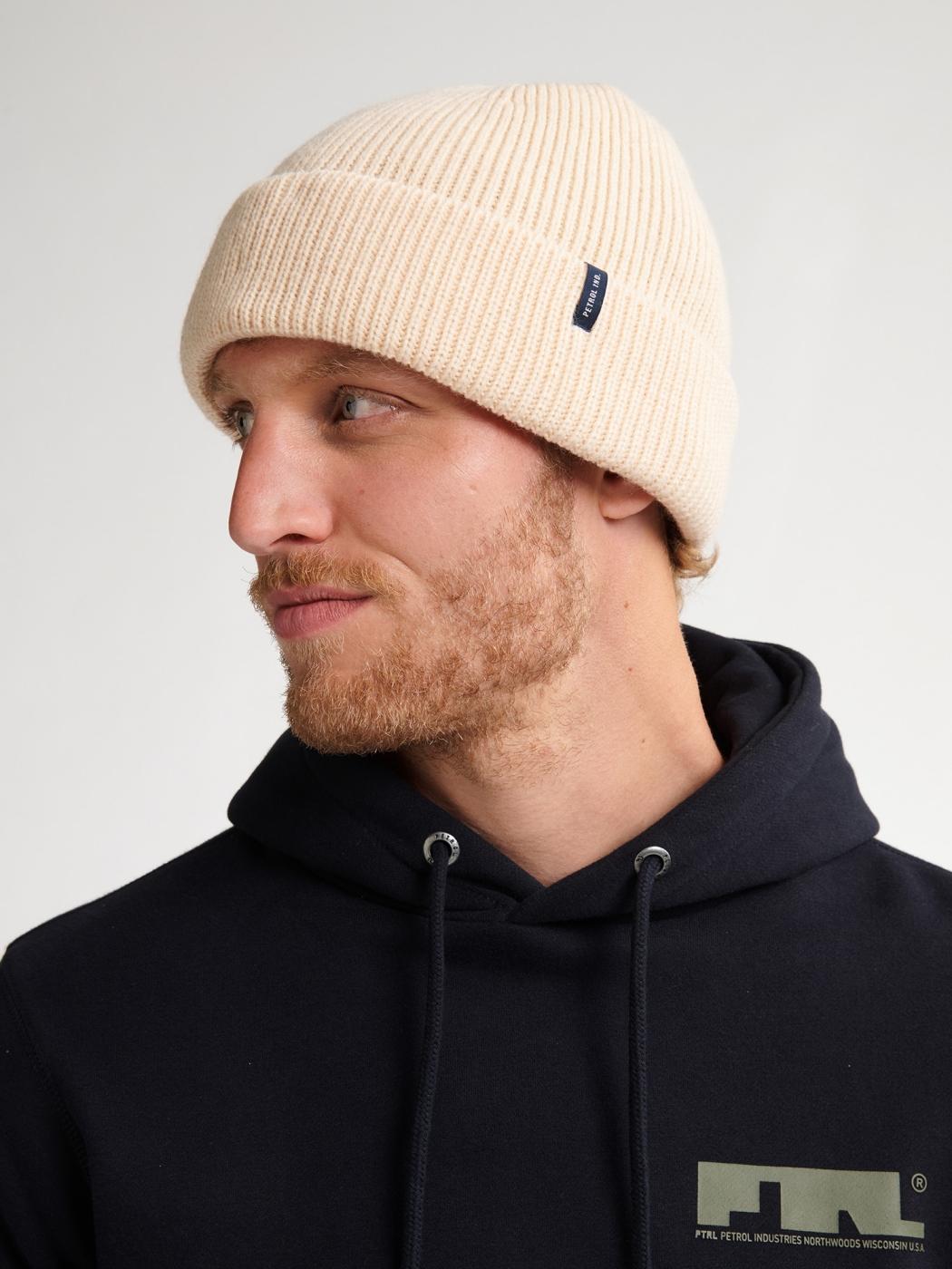 GORRO PETROL BEIGE