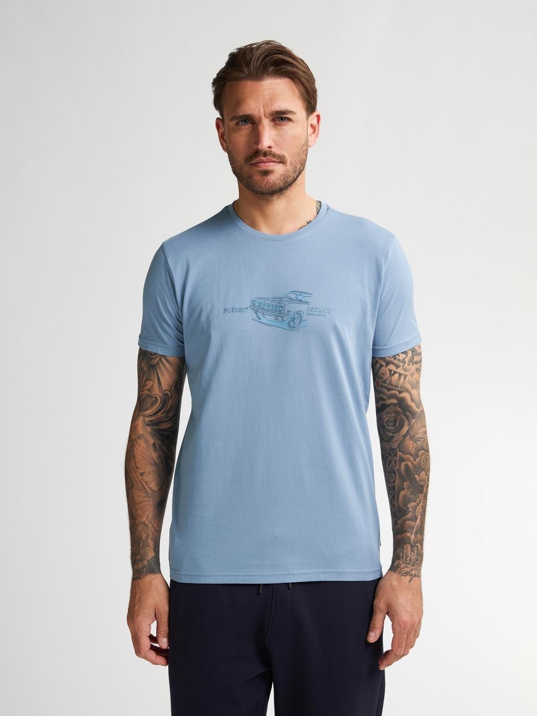 CAMISETA PETROL AZUL CLARO