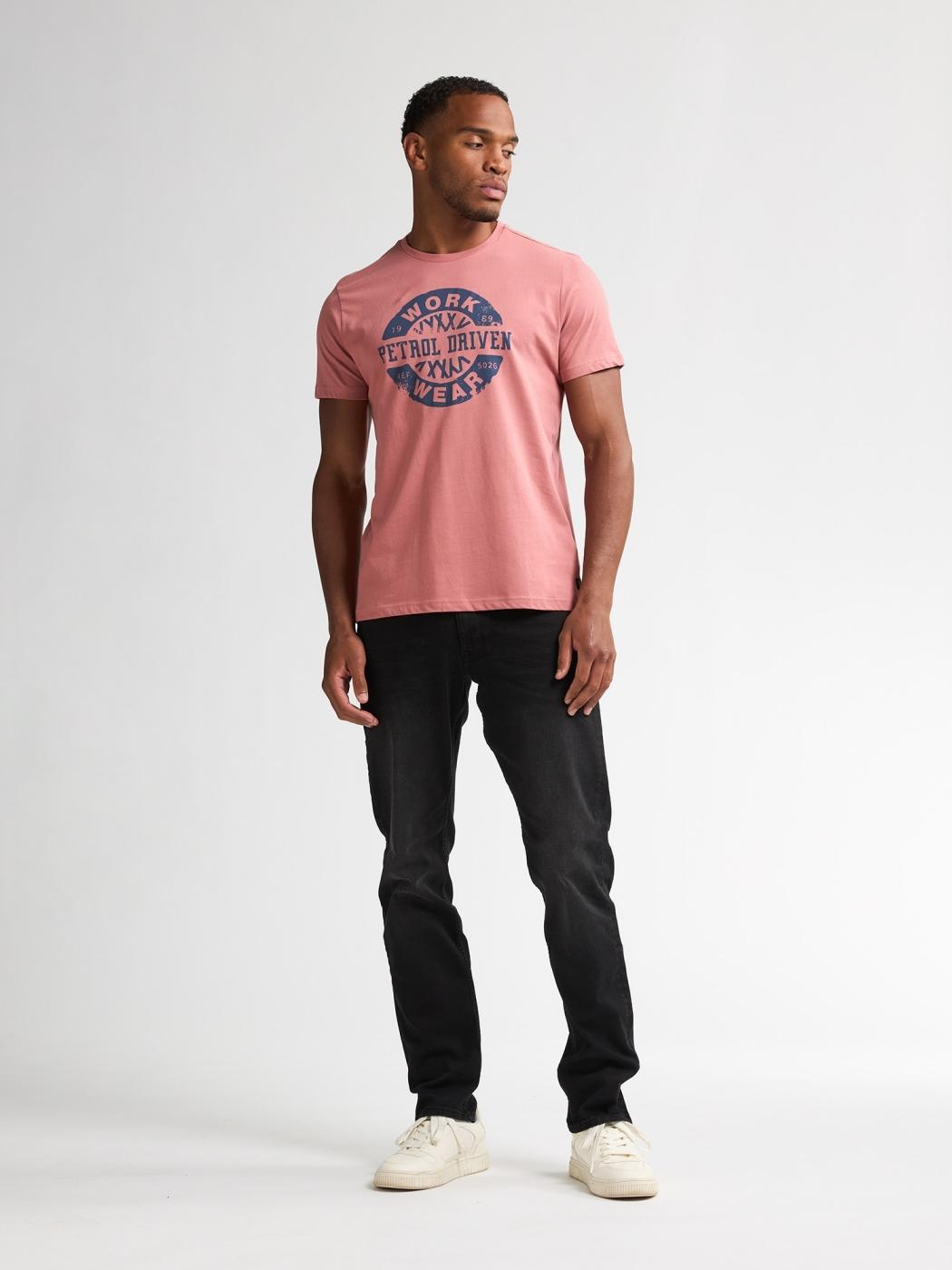 CAMISETA PETROL ROJO CLARO