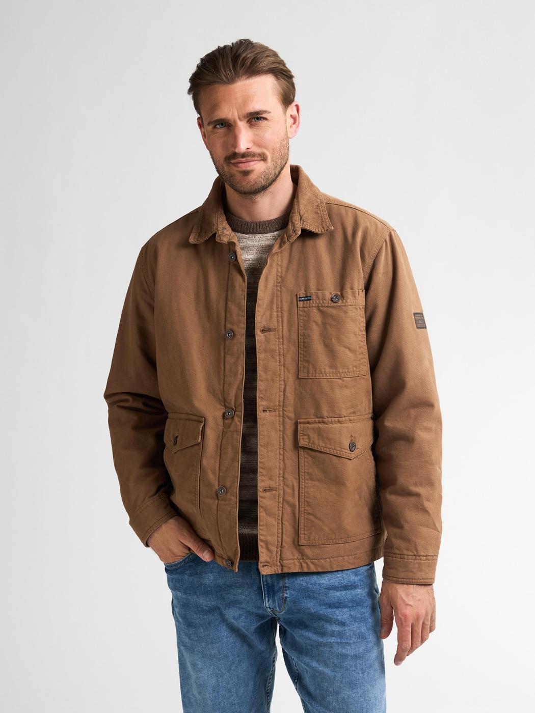 CHAQUETA PETROL MARRON