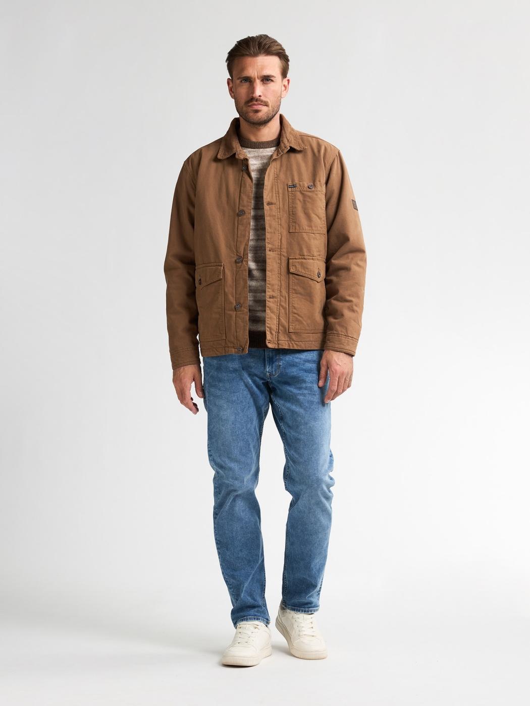 CHAQUETA PETROL MARRON