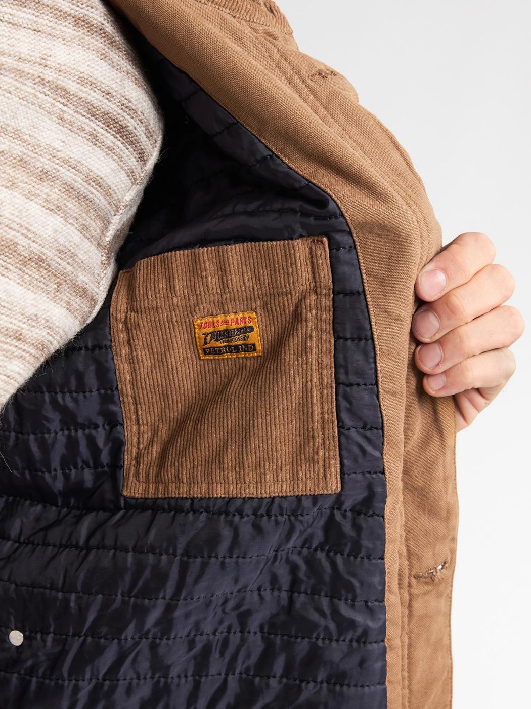 CHAQUETA PETROL MARRON