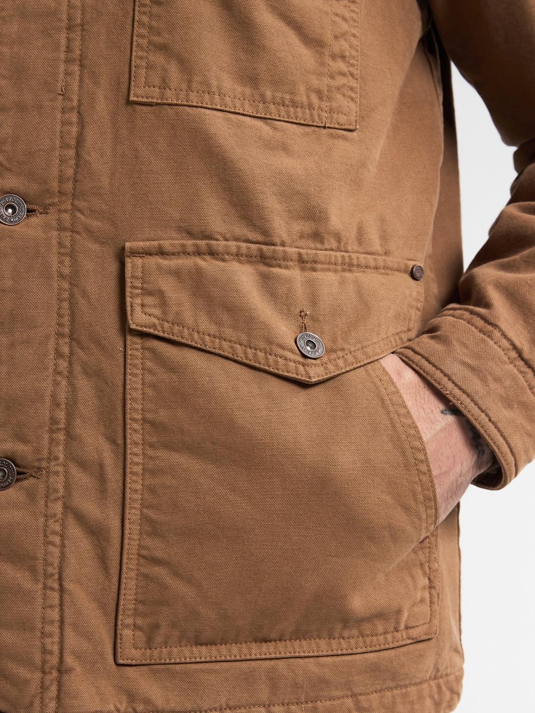 CHAQUETA PETROL MARRON