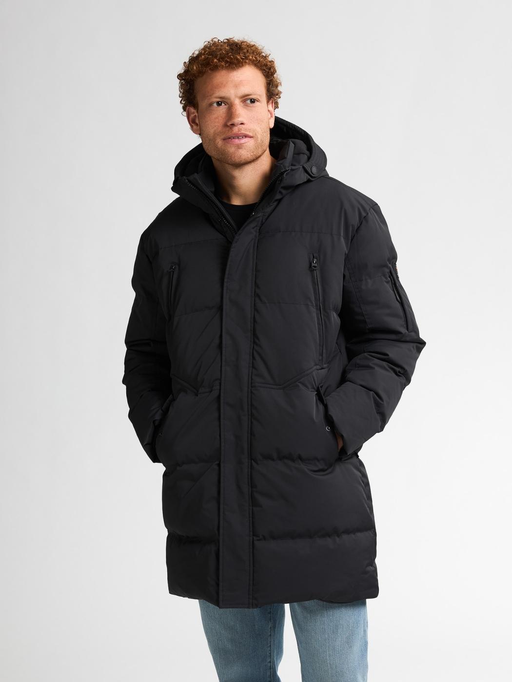 PARKA PETROL NEGRO