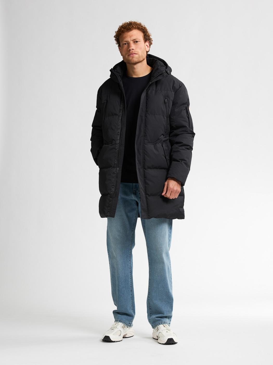 PARKA PETROL NEGRO