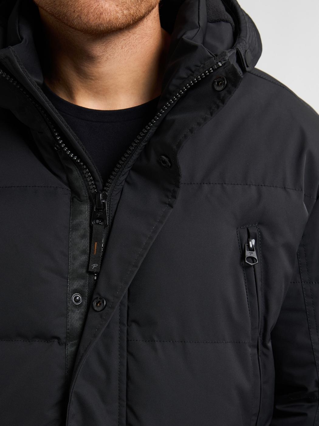 PARKA PETROL NEGRO