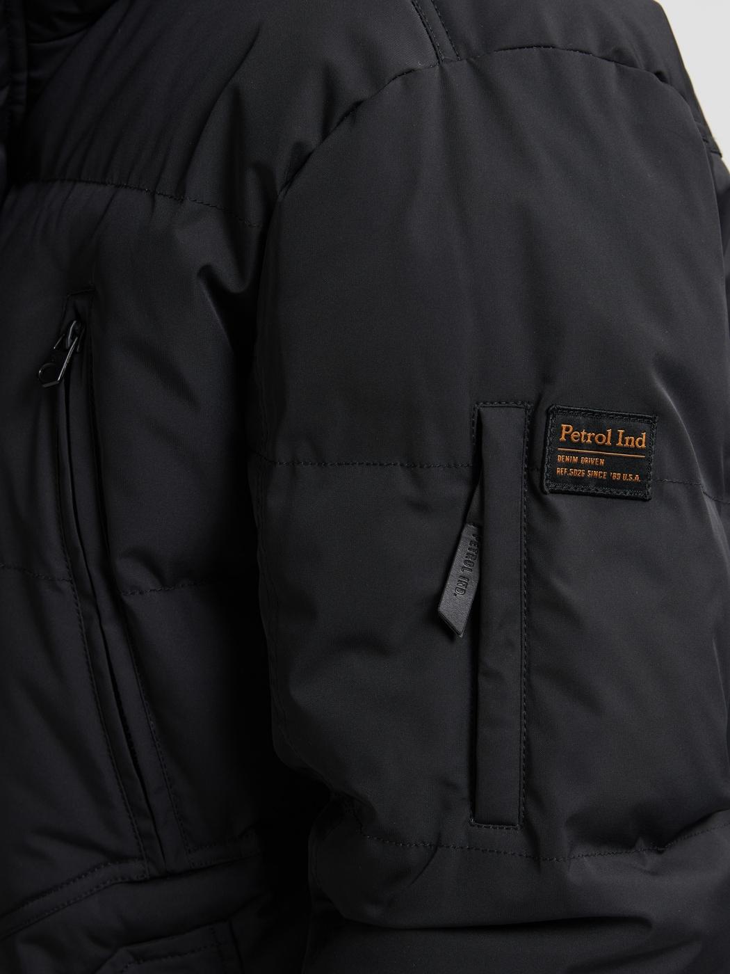 PARKA PETROL NEGRO