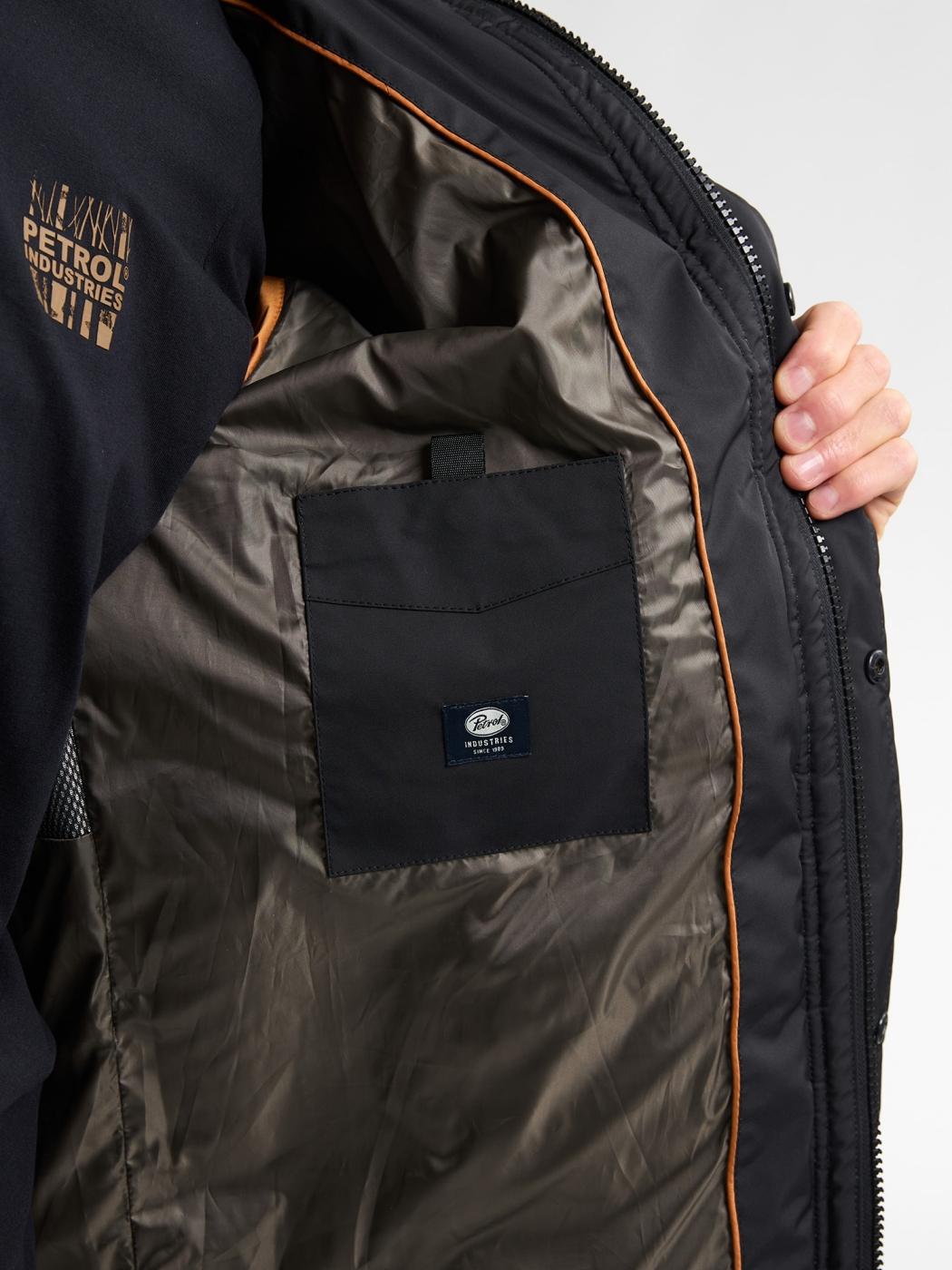 PARKA PETROL NEGRO