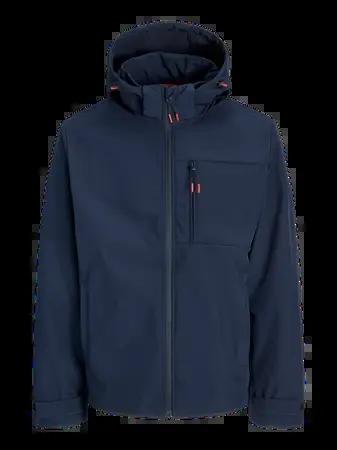 CHAQUETA JACK&JONES HATCHER SOFTSHELL AZUL OSCURO