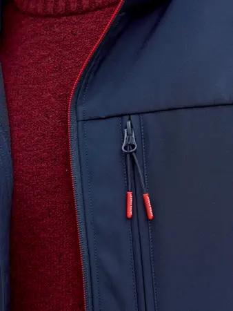 CHAQUETA JACK&JONES HATCHER SOFTSHELL AZUL OSCURO