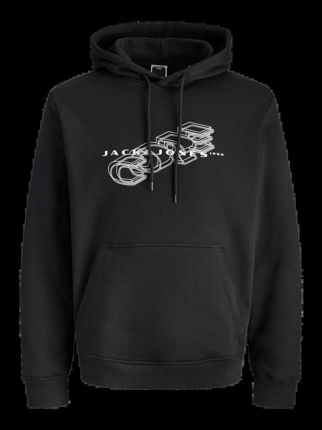 SUDADERA JACK&JONES FUSION NEGRO