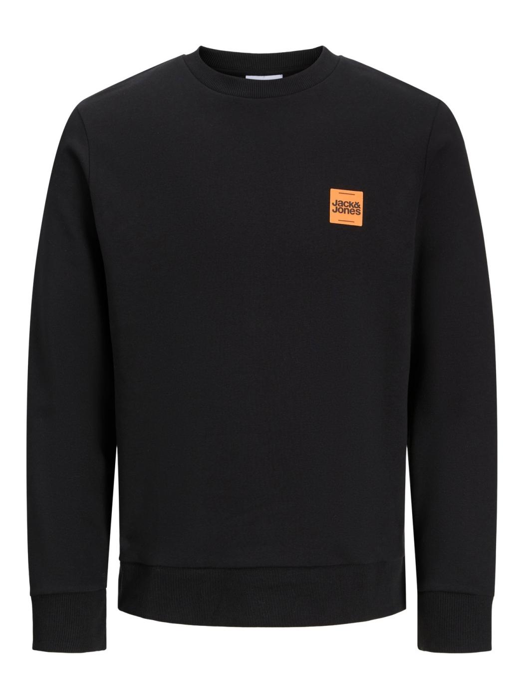 SUDADERA JACK&JONES BRANDY NEGRO
