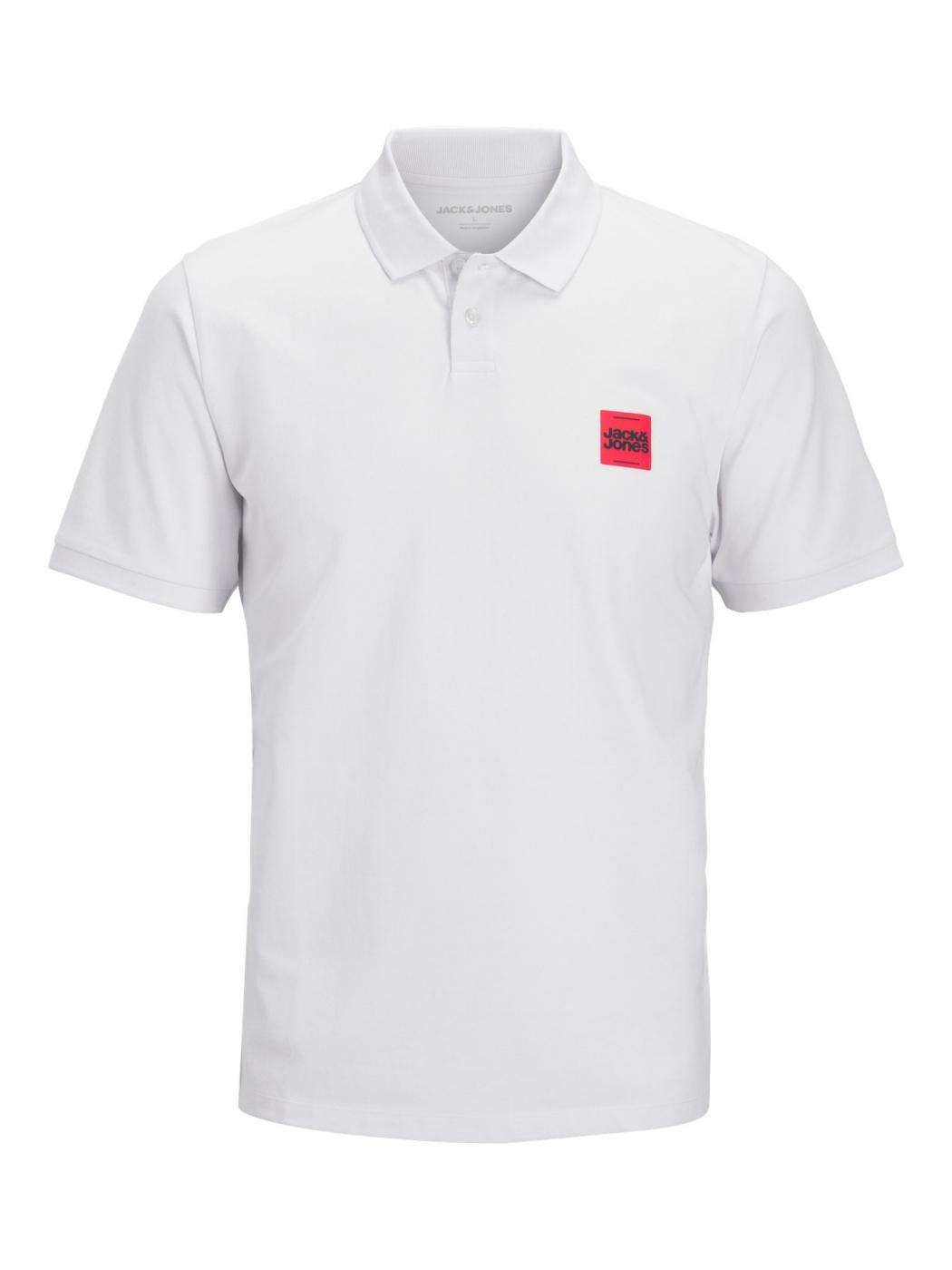 POLO JACK&JONES BRANDY BLANCO