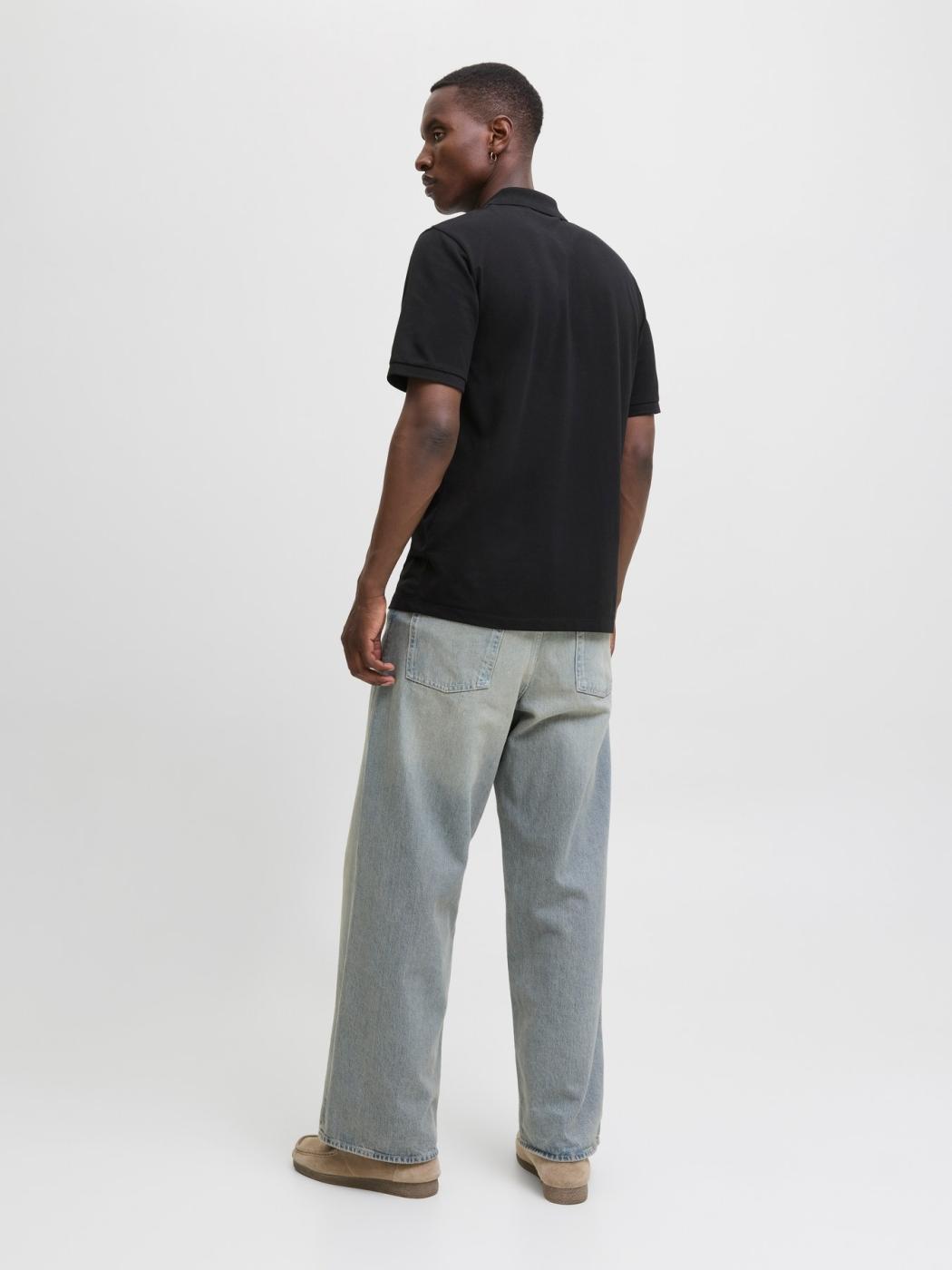 POLO JACK&JONES BRANDY NEGRO
