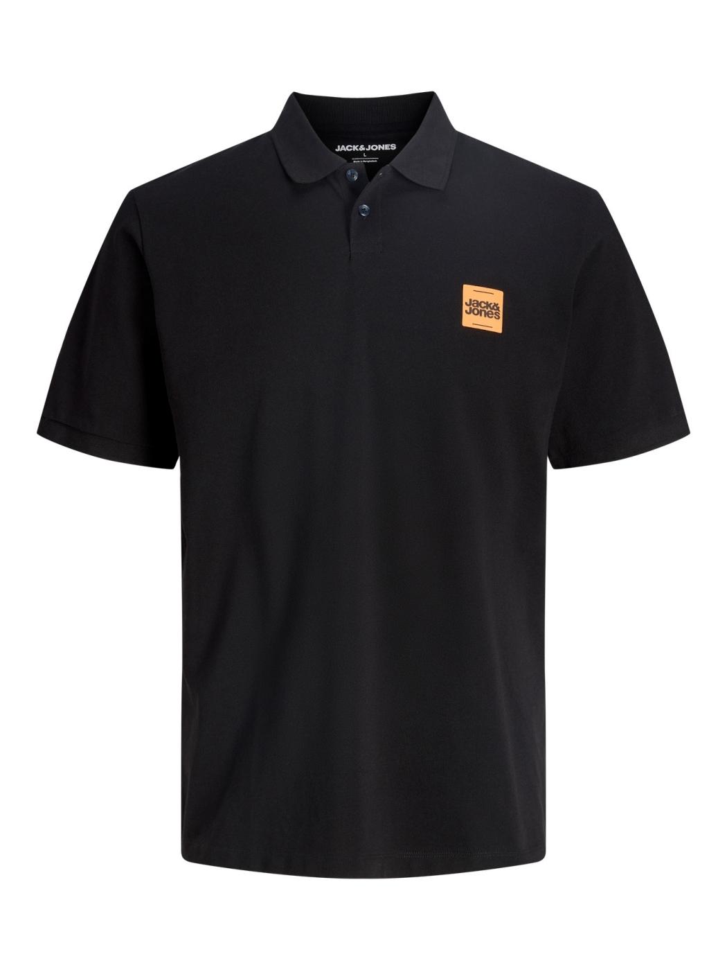 POLO JACK&JONES BRANDY NEGRO