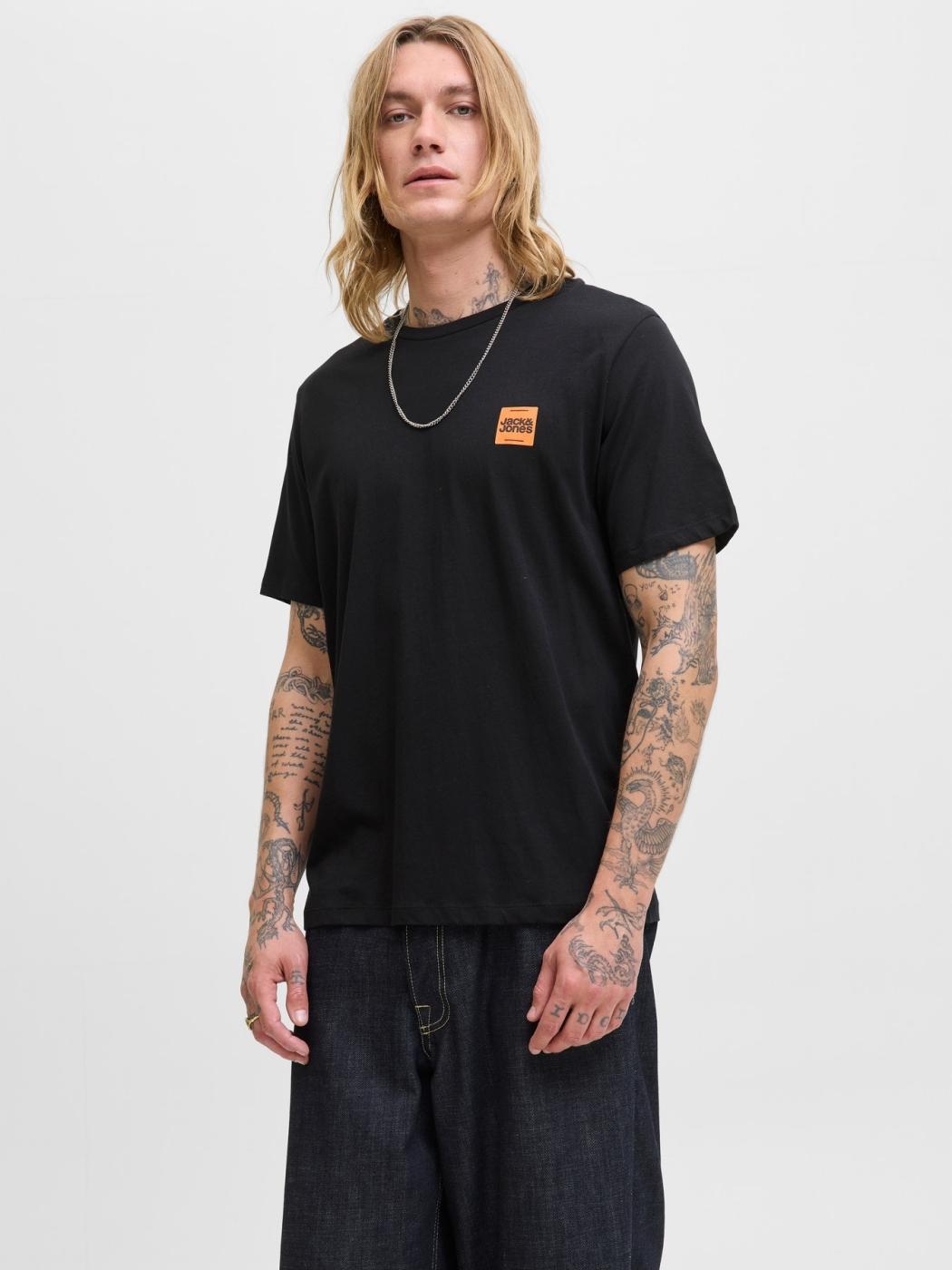 CAMISETA JACK&JONES BRANDY NEGRO