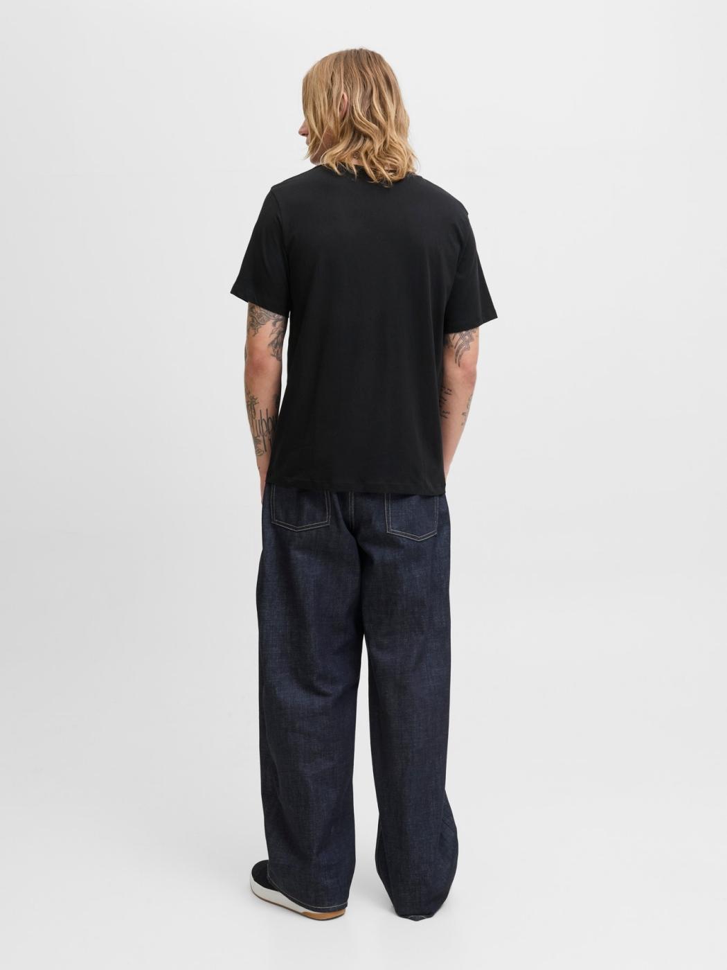 CAMISETA JACK&JONES BRANDY NEGRO