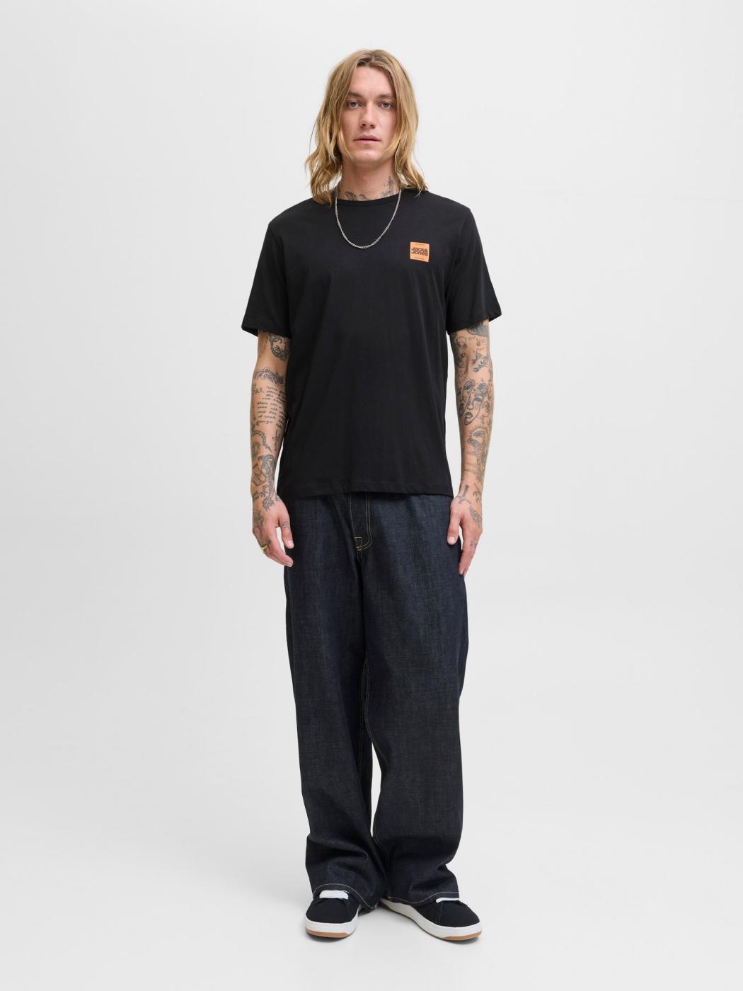 CAMISETA JACK&JONES BRANDY NEGRO