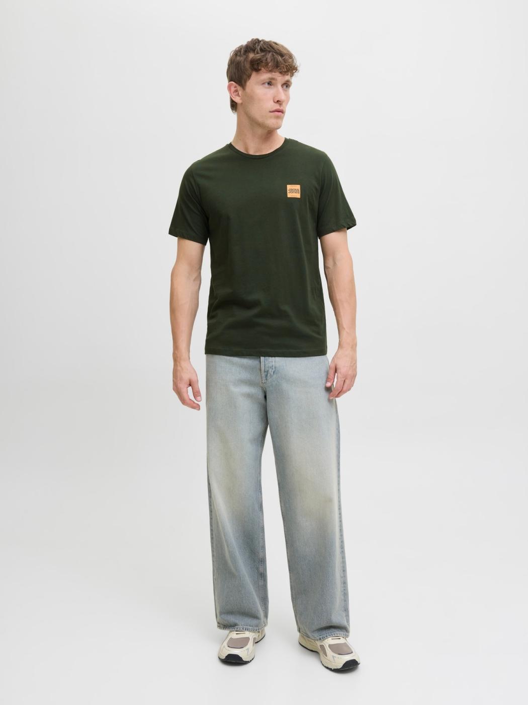 CAMISETA JACK&JONES BRANDY VERDE OSCURO