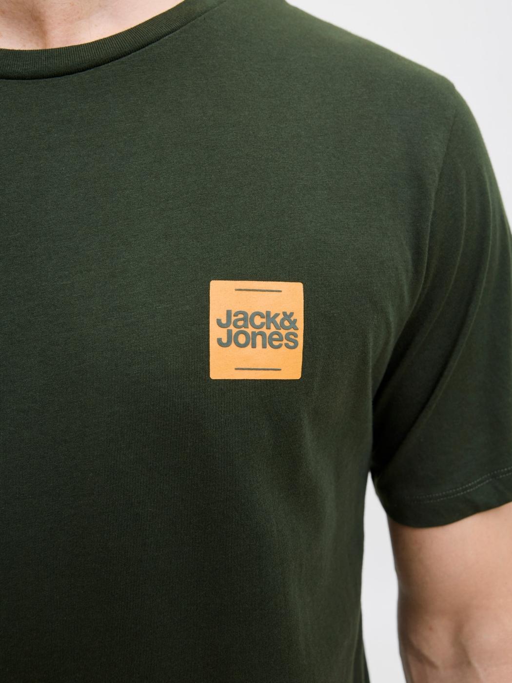 CAMISETA JACK&JONES BRANDY VERDE OSCURO
