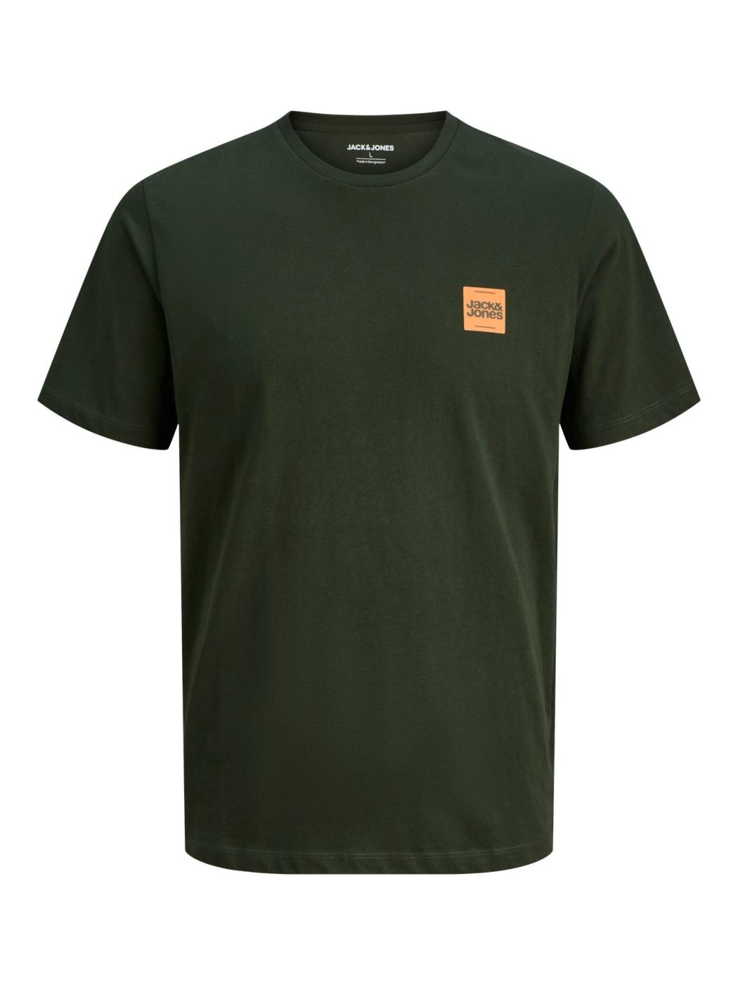 CAMISETA JACK&JONES BRANDY VERDE OSCURO