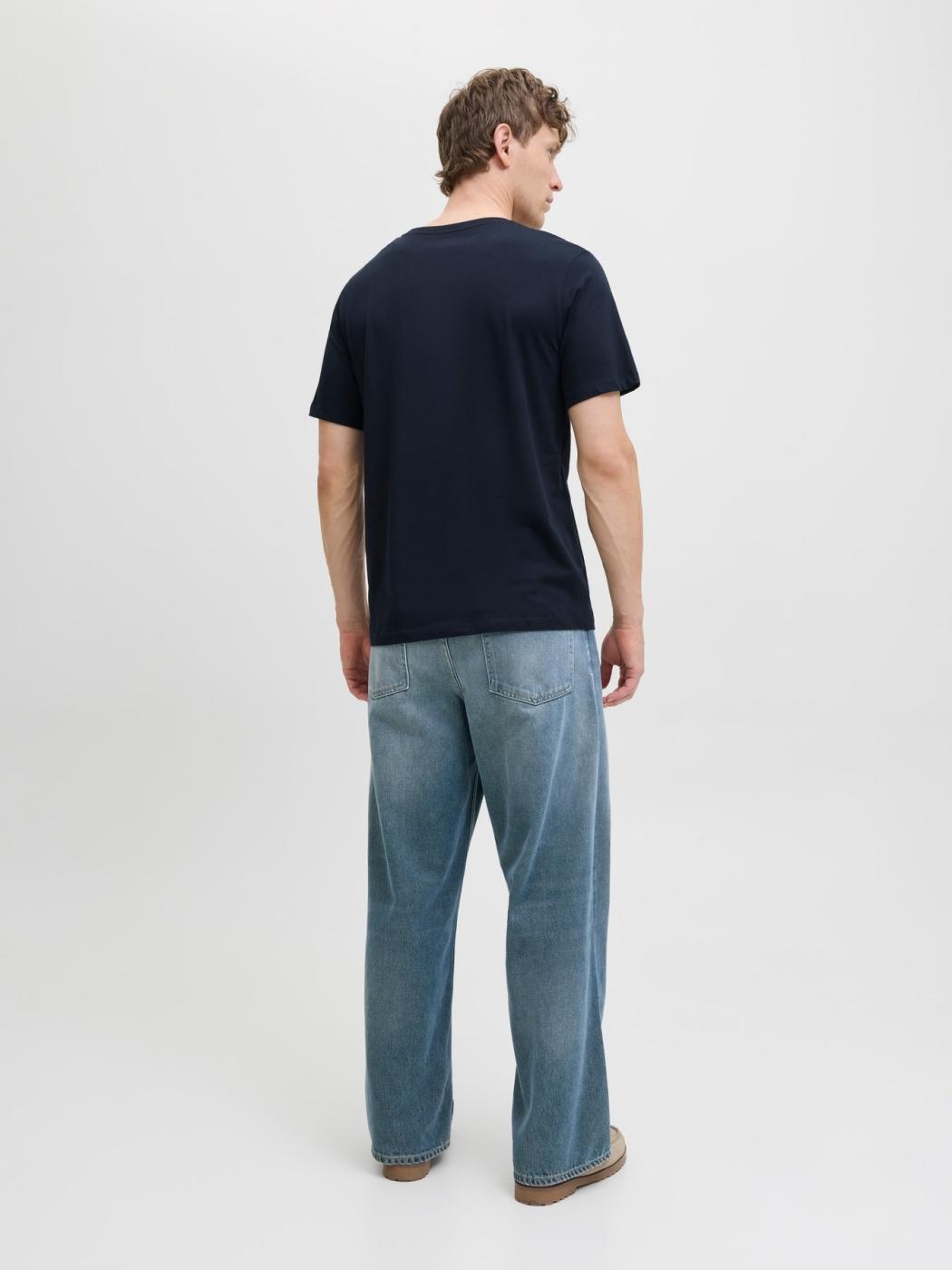 CAMISETA JACK&JONES BRANDY AZUL OSCURO