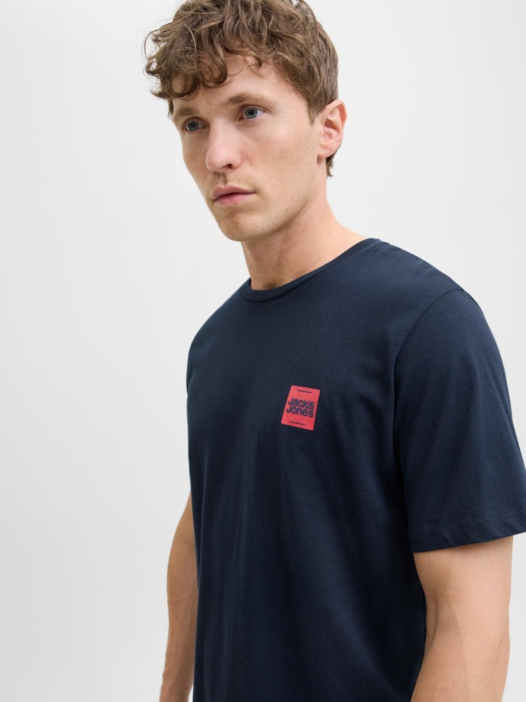 CAMISETA JACK&JONES BRANDY AZUL OSCURO