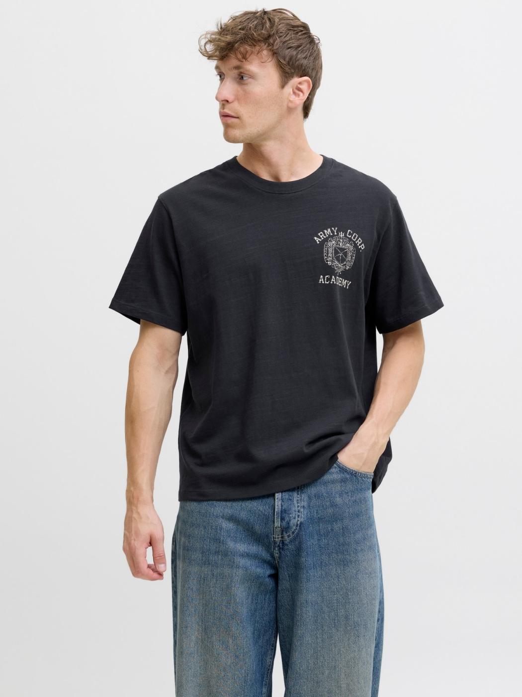 CAMISETA JACK&JONES BLUPETE AZUL OSCURO