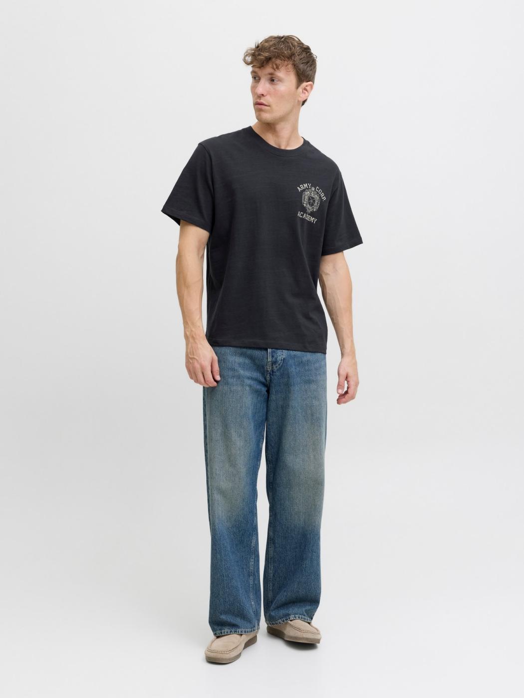 CAMISETA JACK&JONES BLUPETE AZUL OSCURO