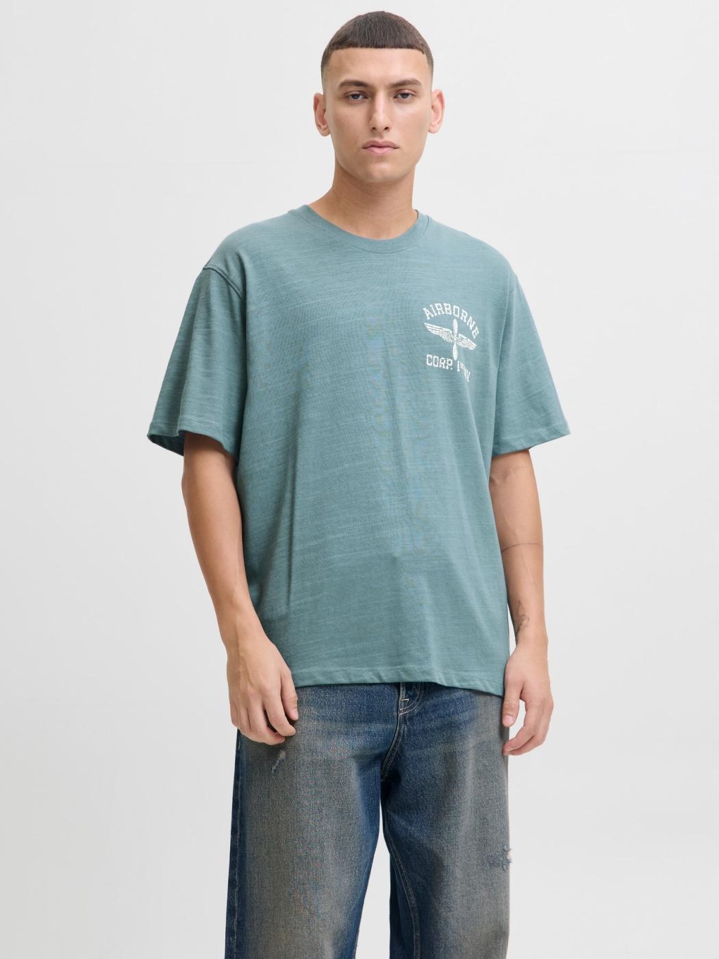 CAMISETA JACK&JONES BLUPETE VERDE