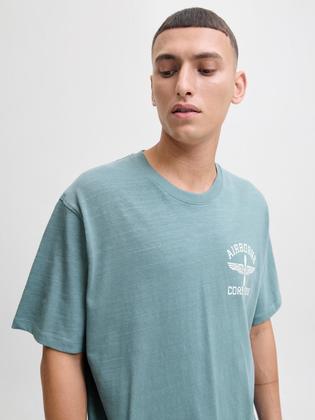 CAMISETA JACK&JONES BLUPETE VERDE