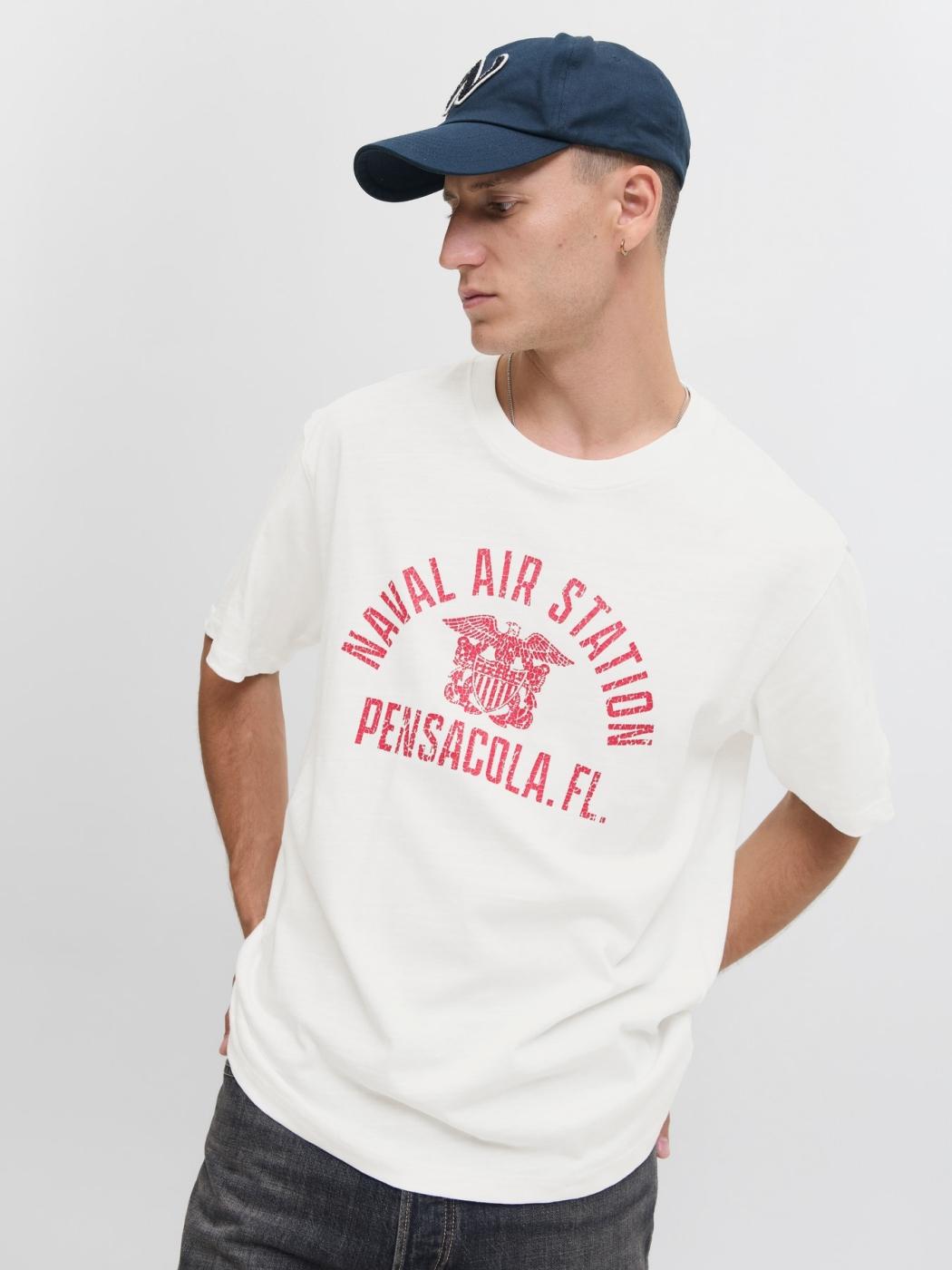 CAMISETA JACK&JONES BLUPETE BLANCO