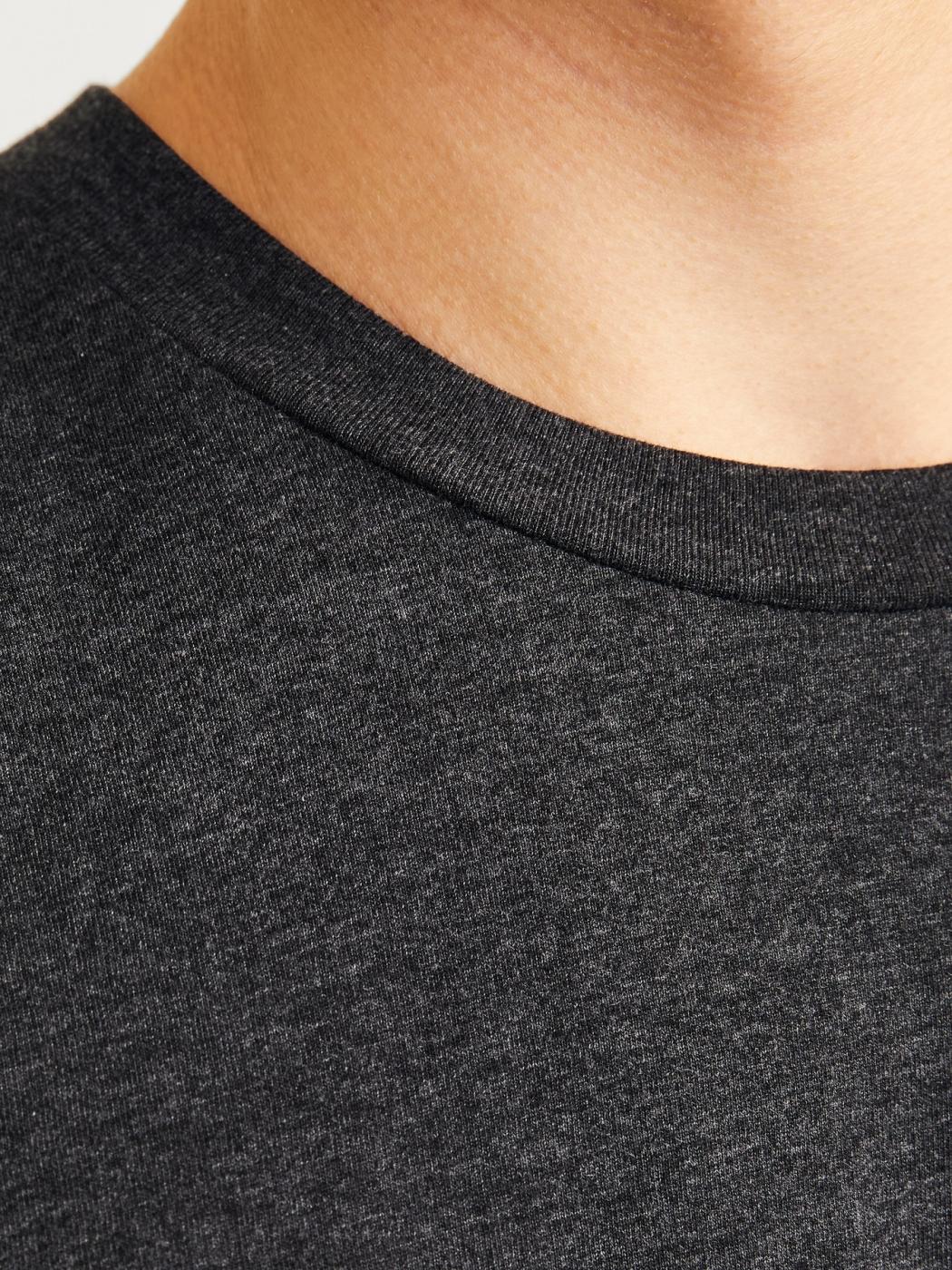 CAMISETA JACK&JONES M/LARGA ALVIS NEGRO