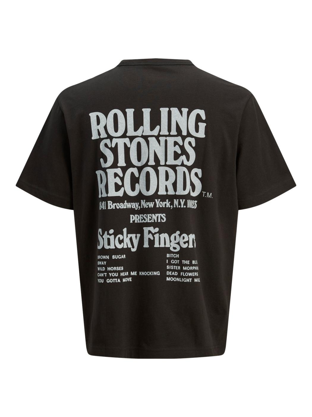 CAMISETA JACK&JONES STONES NEGRO