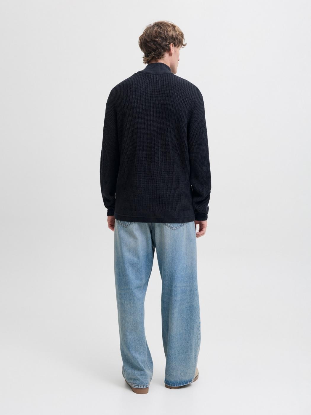 JERSEY JACK&JONES KAITO ZIP AZUL OSCURO