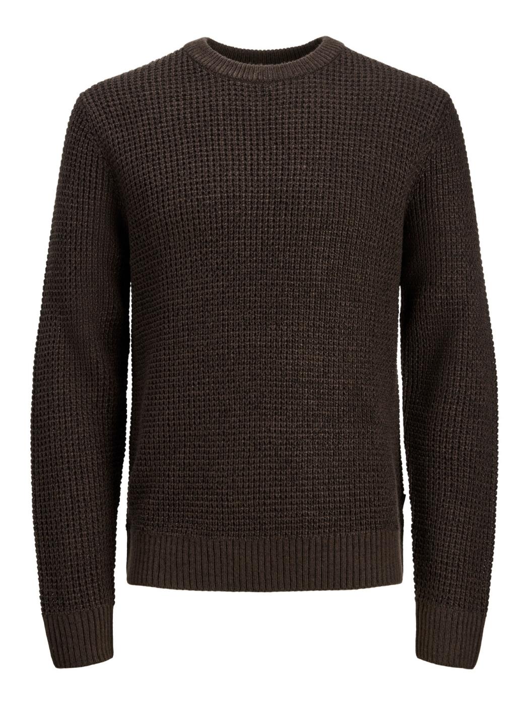 JERSEY JACK&JONES GLOBAL MARRÓN OSCURO