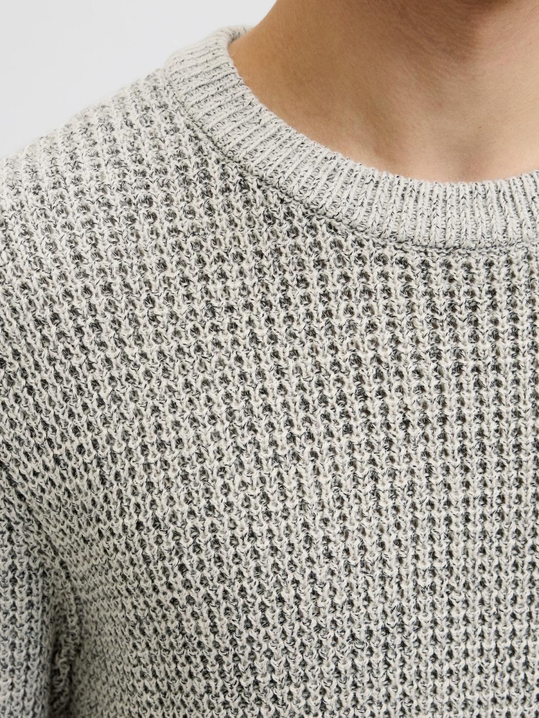 JERSEY JACK&JONES GLOBAL GRIS CLARO