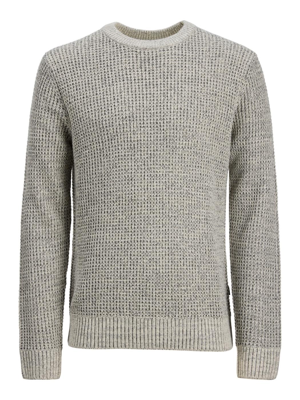 JERSEY JACK&JONES GLOBAL GRIS CLARO