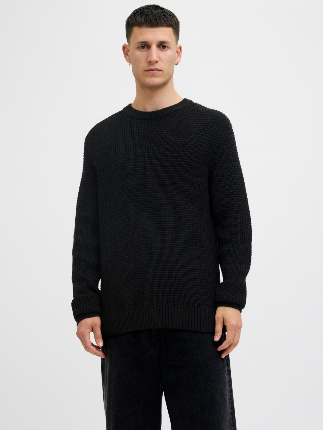 JERSEY JACK&JONES GLOBAL NEGRO