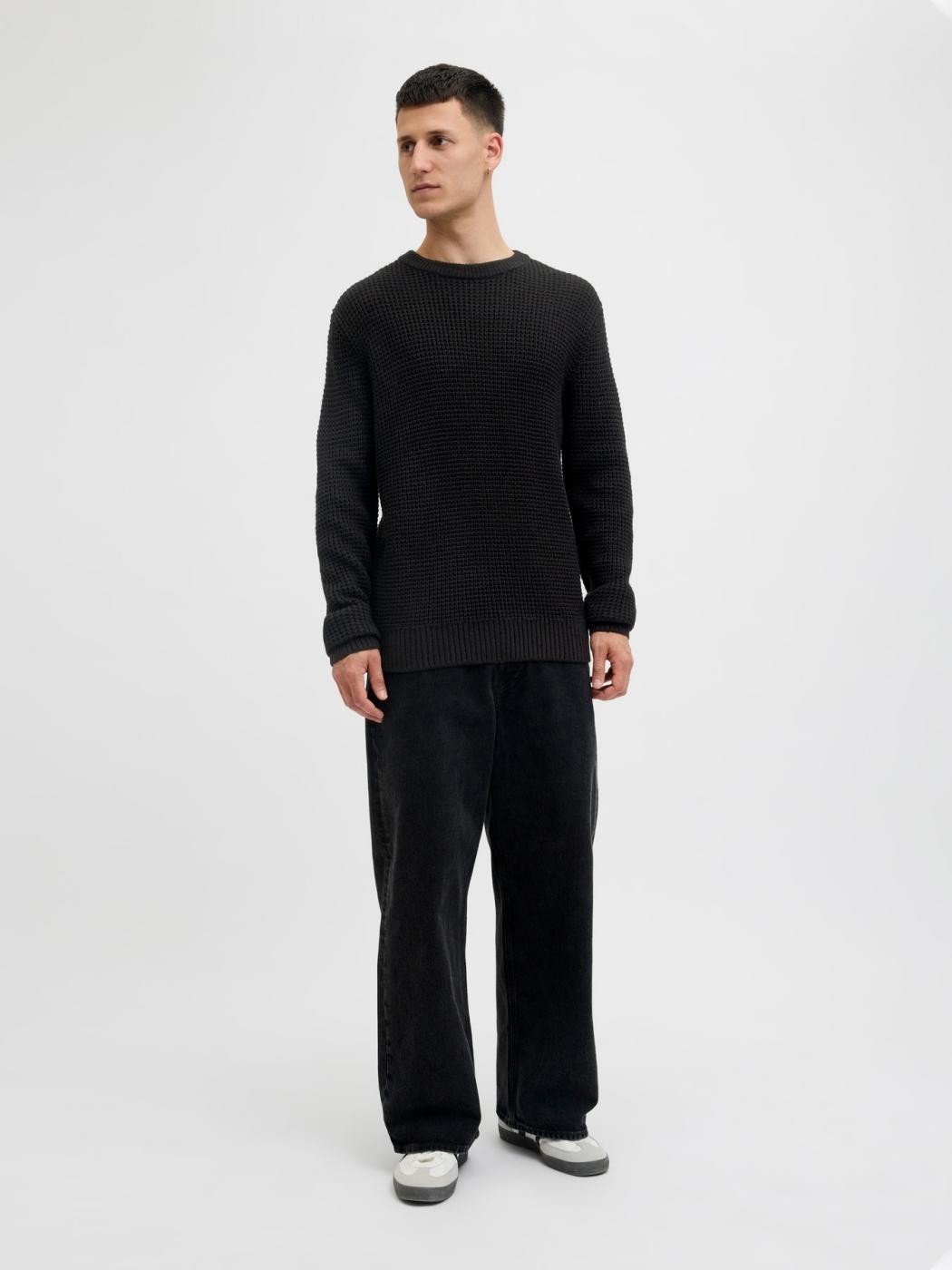 JERSEY JACK&JONES GLOBAL NEGRO