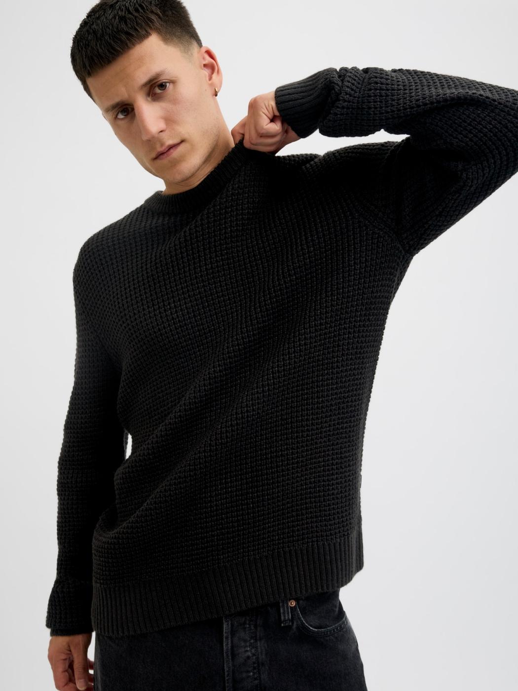 JERSEY JACK&JONES GLOBAL NEGRO