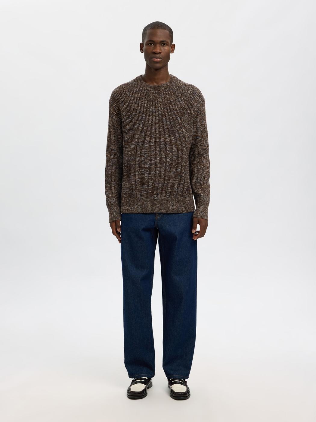 JERSEY SELECTED TILUM MARRON OSCURO