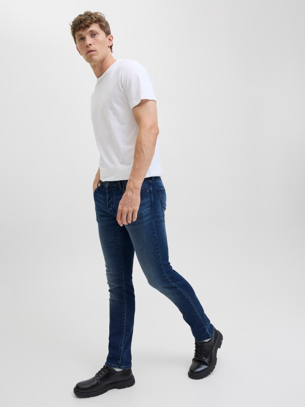 JEANS JACK&JONES GLENN SQ 422 AZUL OSCURO