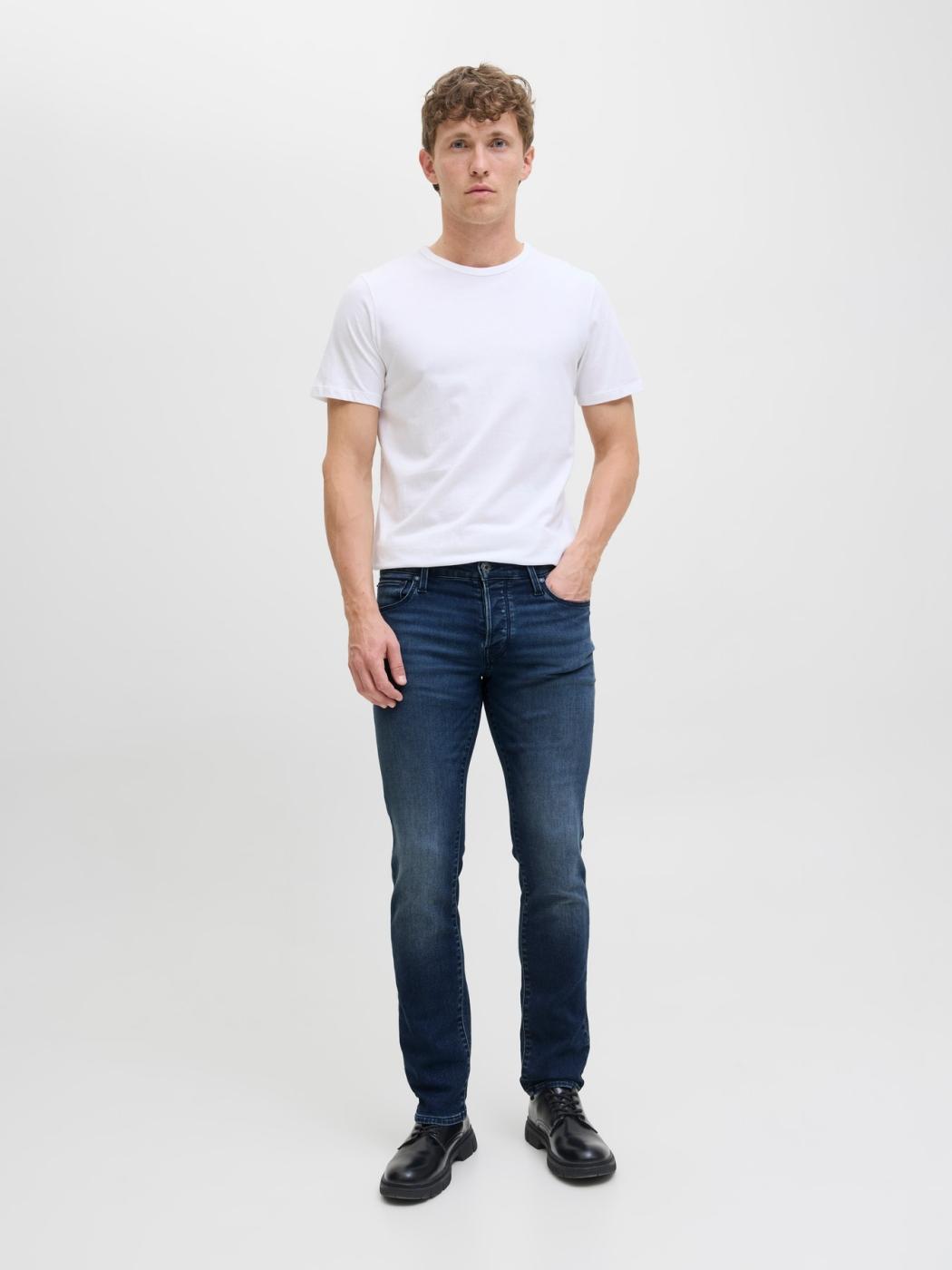 JEANS JACK&JONES GLENN SQ 422 AZUL OSCURO