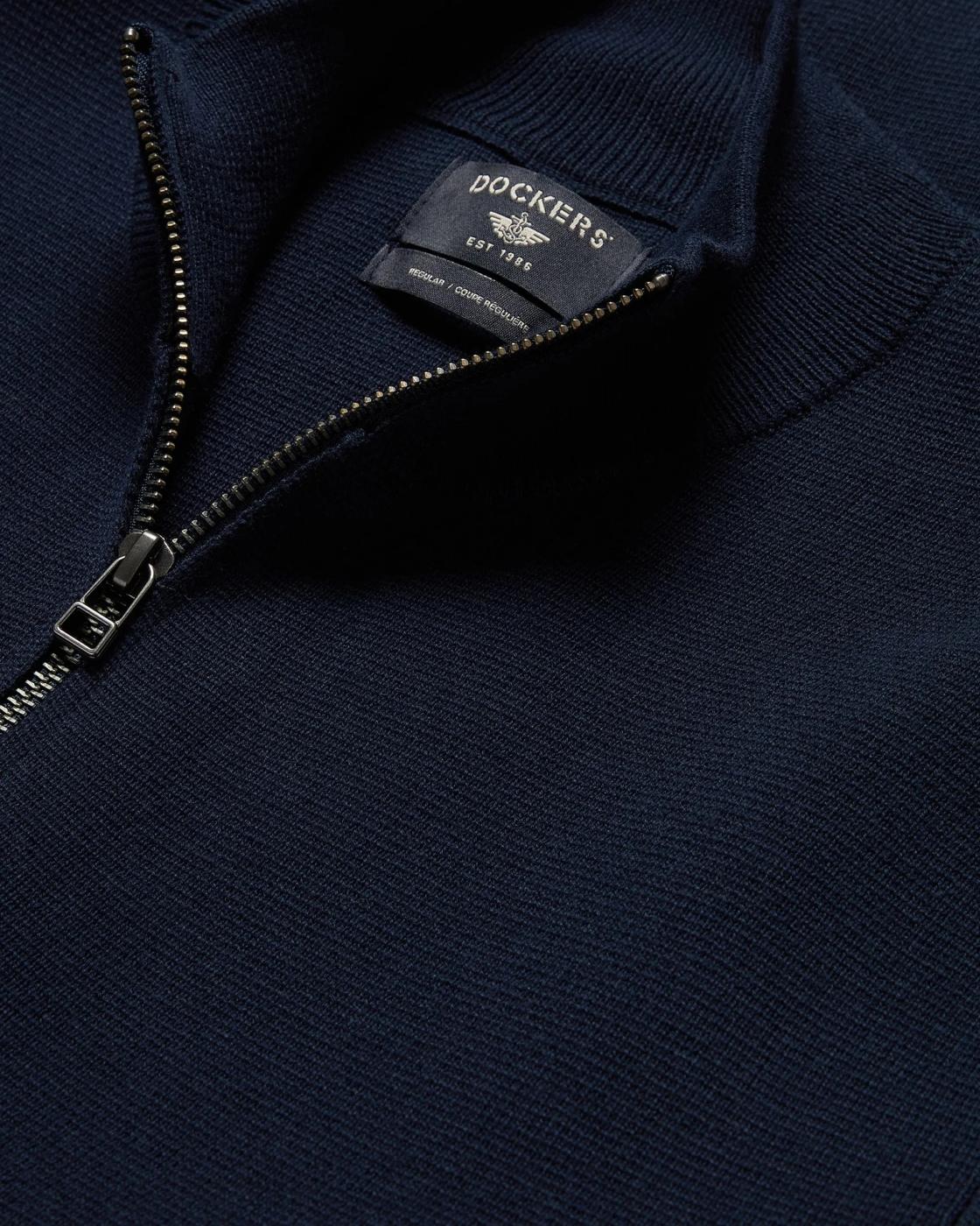 CHAQUETA DOCKERS CORE FULL ZIP AZUL OSCURO