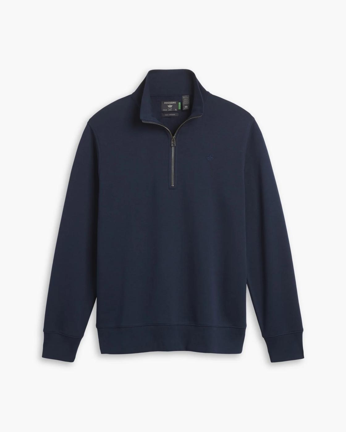 JERSEY DOCKERS ZIP FLEECE AZUL OSCURO